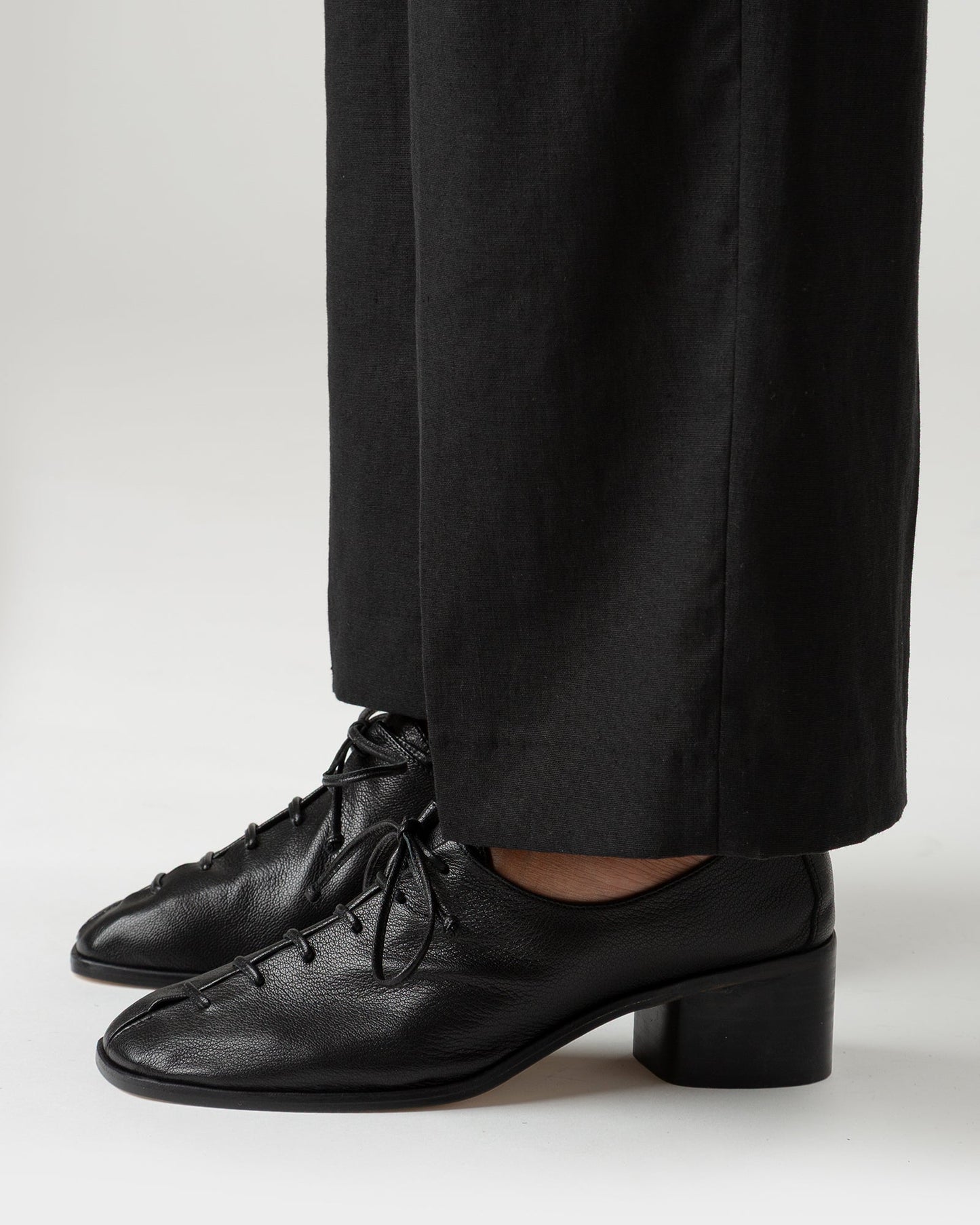 PLEGADA HEELED - Deconstructed Lace-up Shoe - Hereu Women