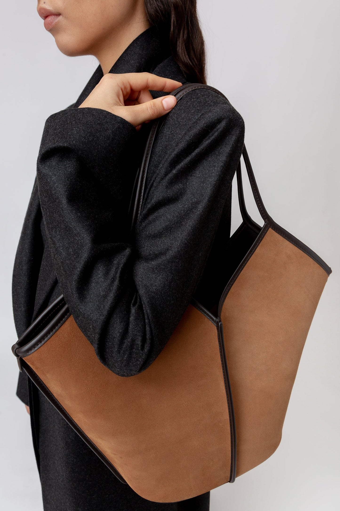 CALELLA SUEDE - Calf Suede Tote Bag - Hereu Women|Men