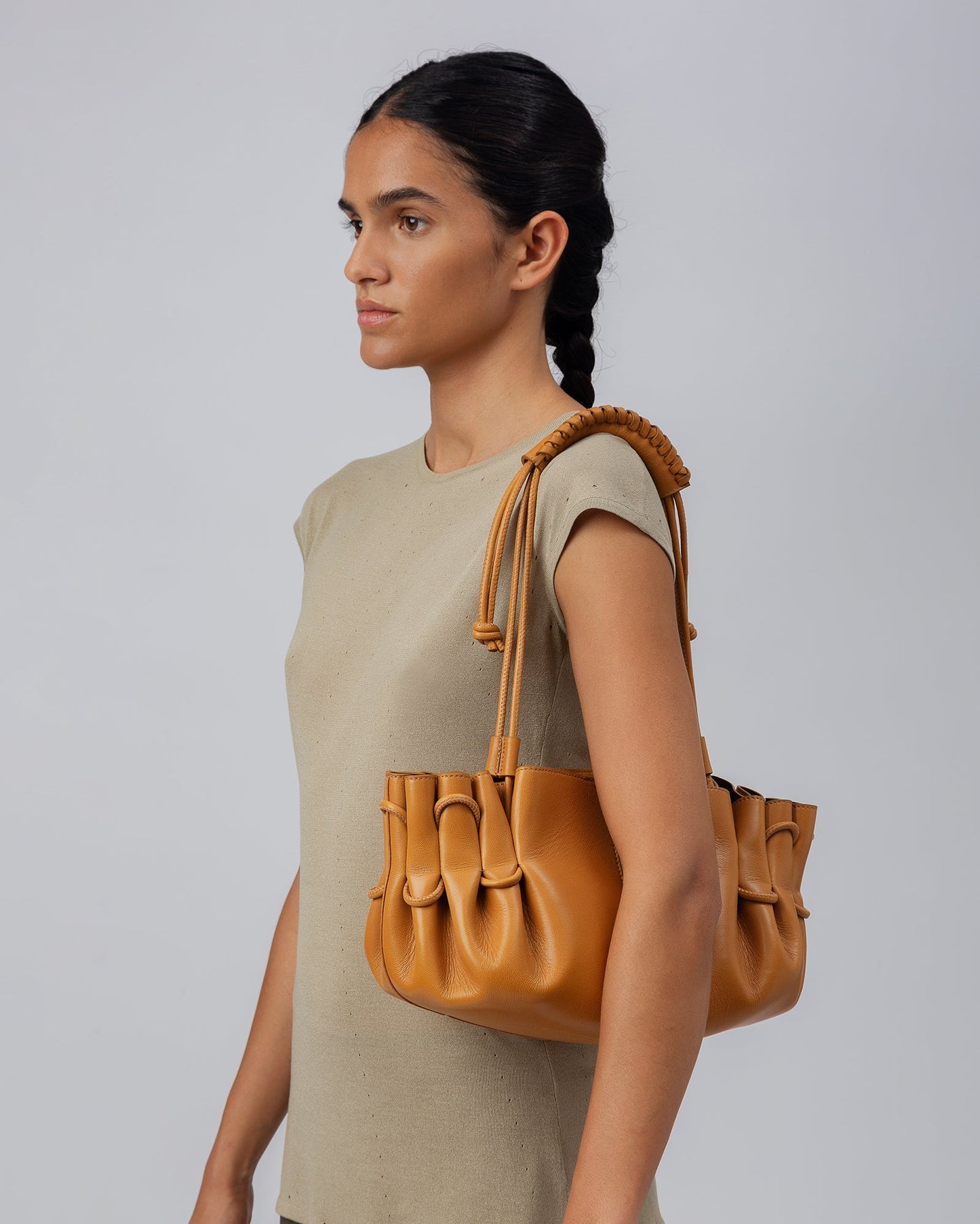 ARTA - Pleated Shoulder Bag - Hereu Women