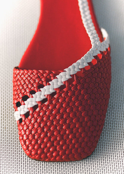 RONDAIA - Woven Asymmetrical Sandal - Hereu Women