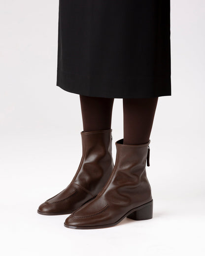 JULIOL BOOT HEELED - Soft Low-Calf Boot - Hereu Women
