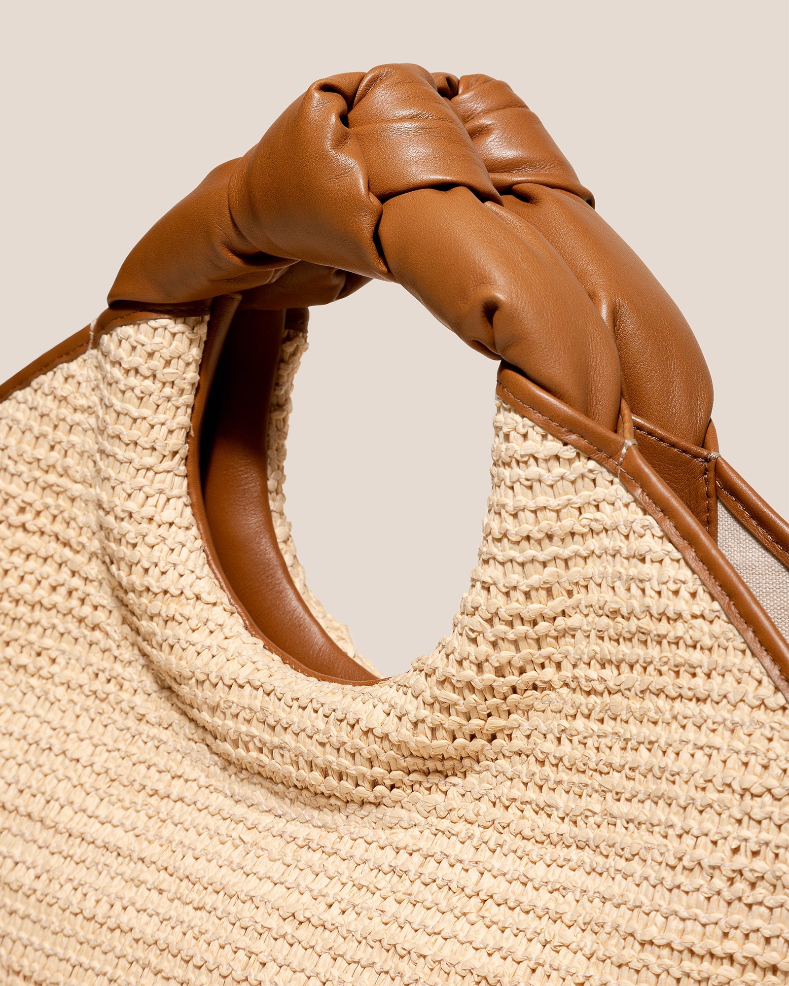 CASTELL RAFFIA - Knotted-handle Tote Bag - Hereu Women