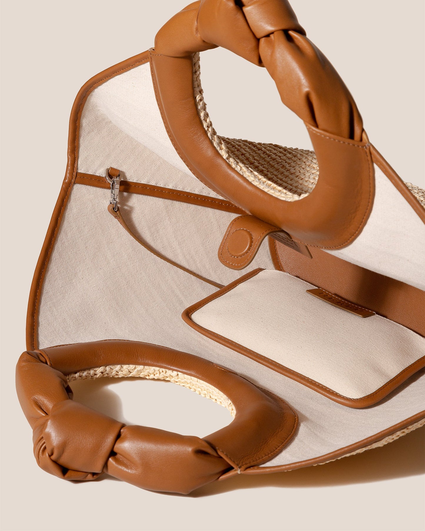 CASTELL RAFFIA - Knotted-handle Tote Bag - Hereu Women