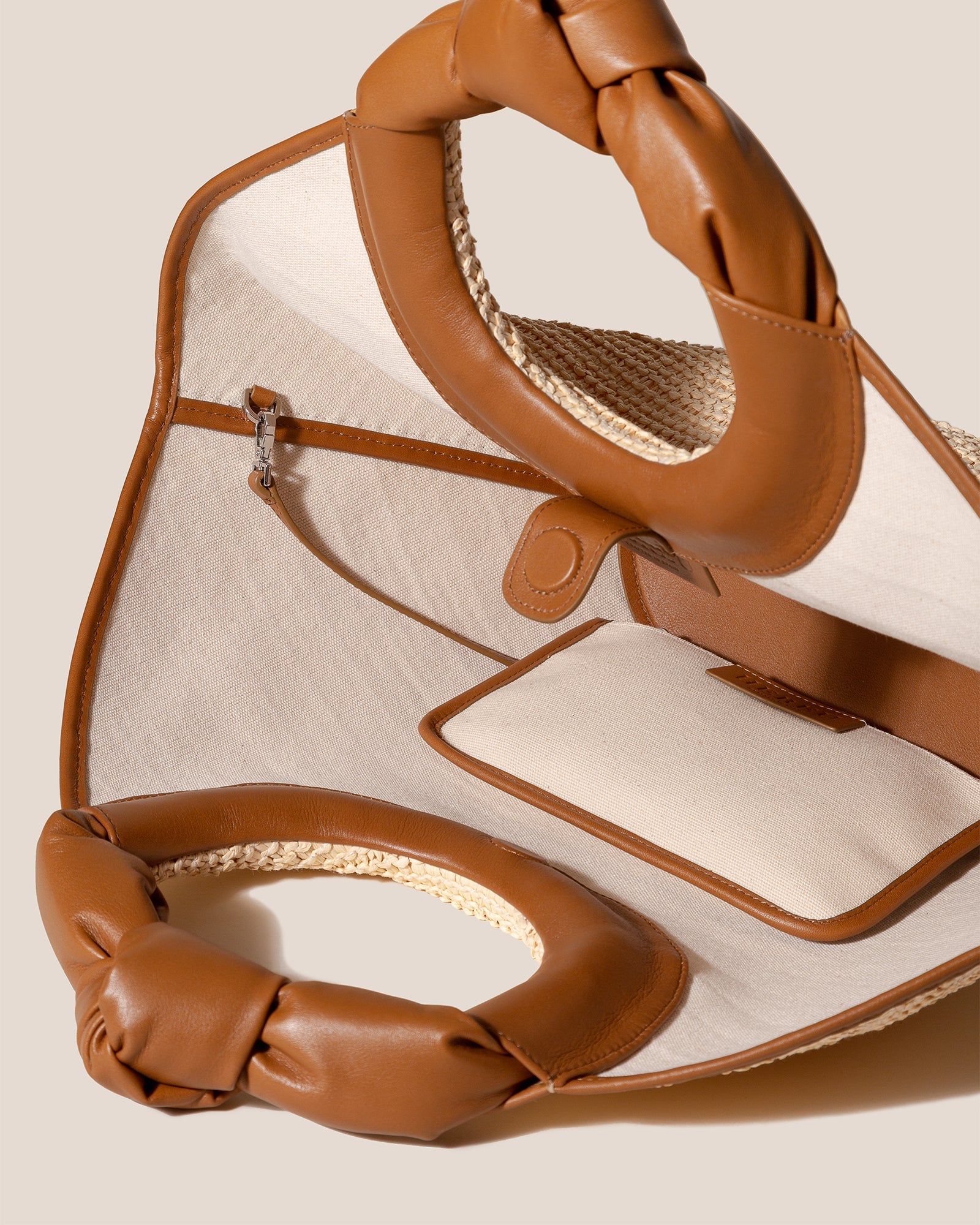 CASTELL RAFFIA - Knotted-handle Tote Bag - Hereu Women