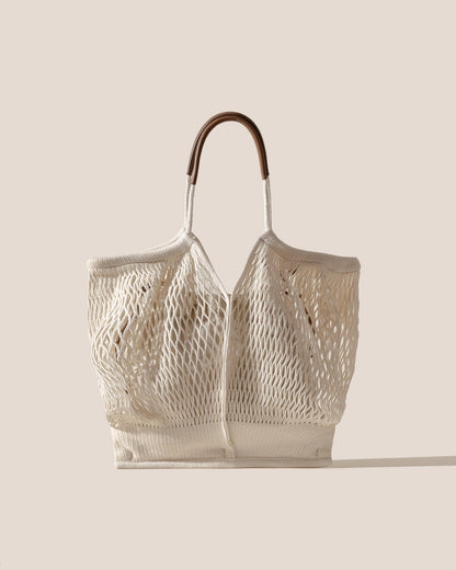 CALELLA FILT - Knitted Cotton Net Bag - Hereu Women