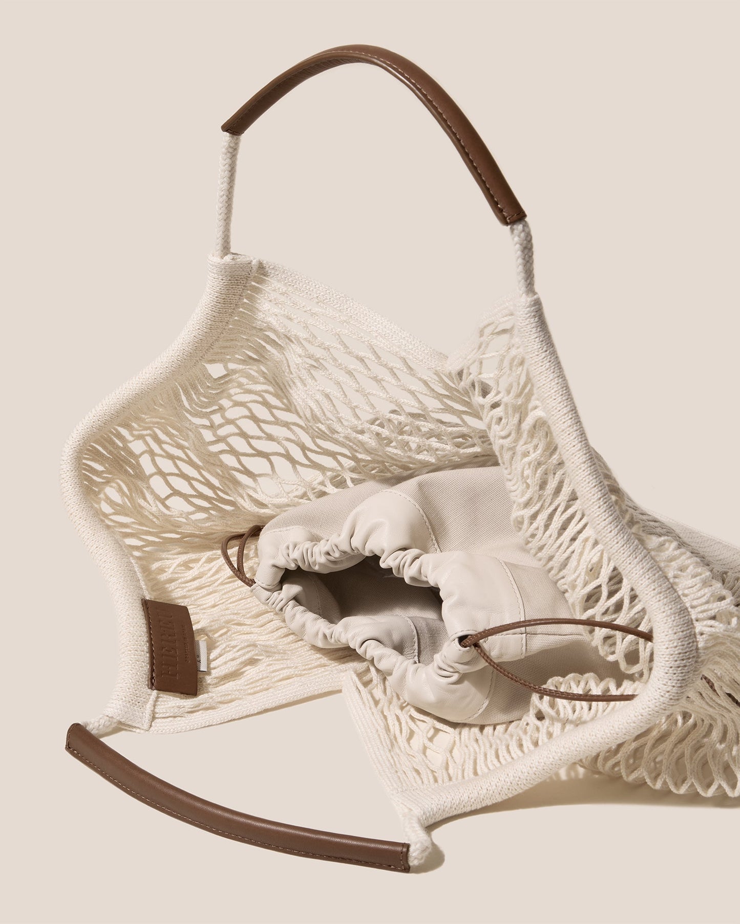 CALELLA FILT - Knitted Cotton Net Bag - Hereu Women