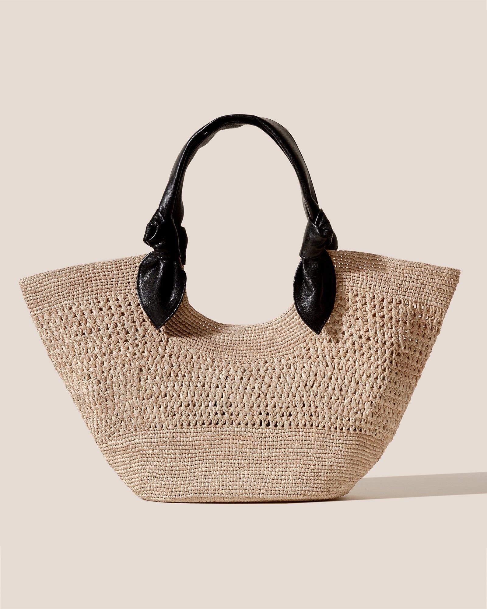 FONOL - Crocheted Raffia Basket - Hereu Women