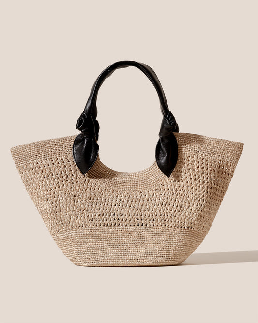 FONOL - Crocheted Raffia Basket - Hereu Women