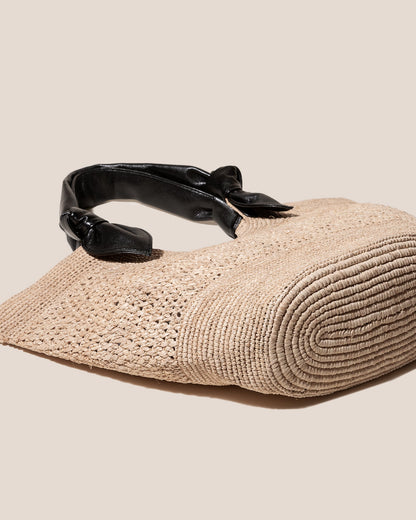 FONOL - Crocheted Raffia Basket - Hereu Women