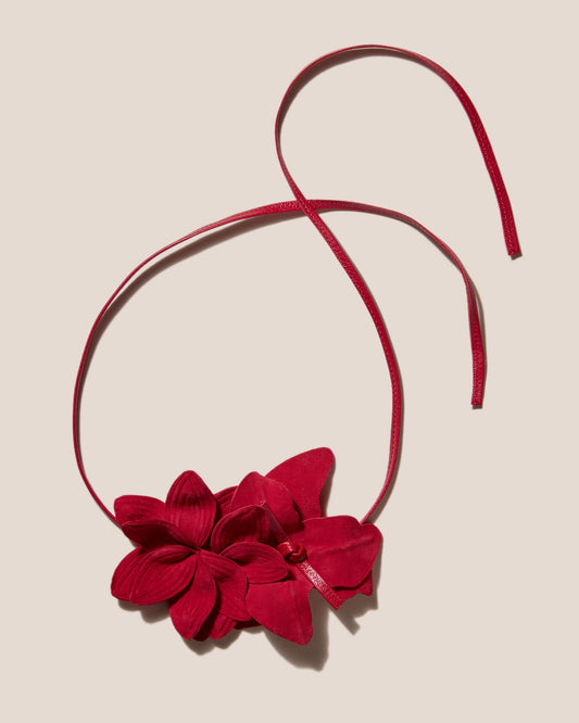 COROLA - Flower Charm with Leather Strap - Hereu Women