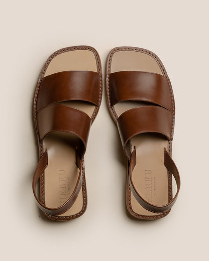ALOC RUBBER - Asymmetrical Sandal - Hereu Men