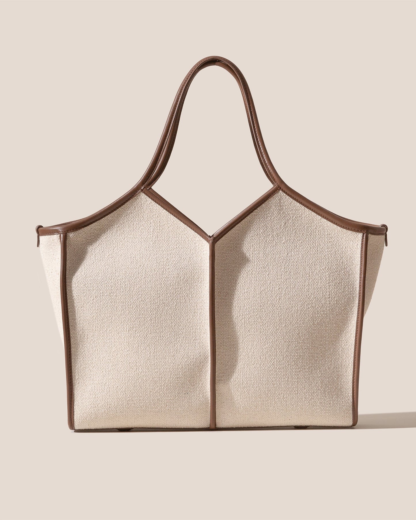 CALELLA SQUARED MEDIUM CANVAS - Leather-trimmed Tote Bag - Hereu Men|Women