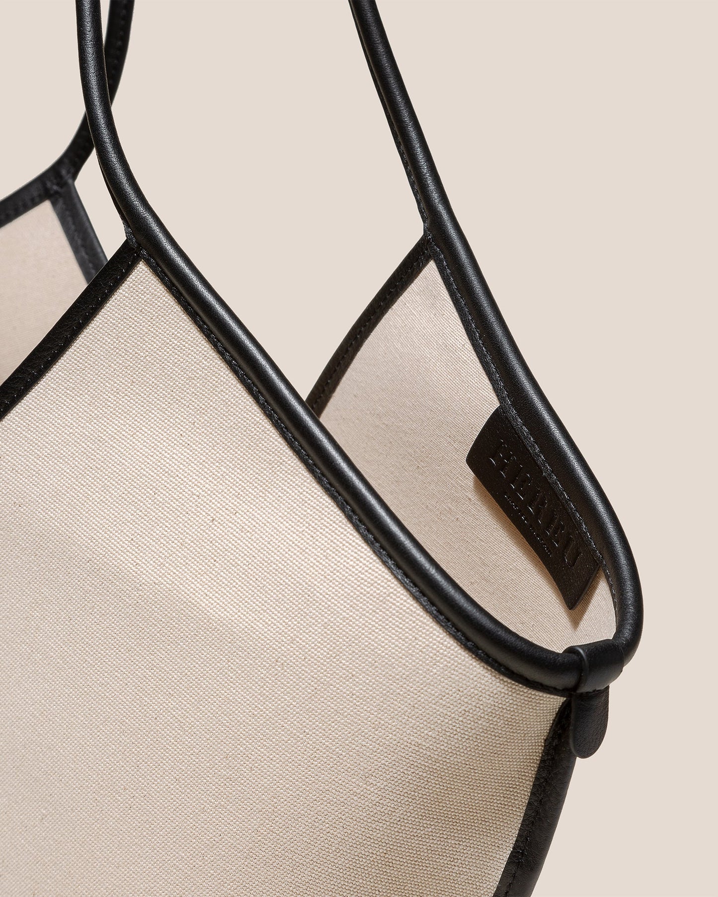 CALELLA - Leather-trimmed Organic Cotton Tote Bag - Hereu Women|Men