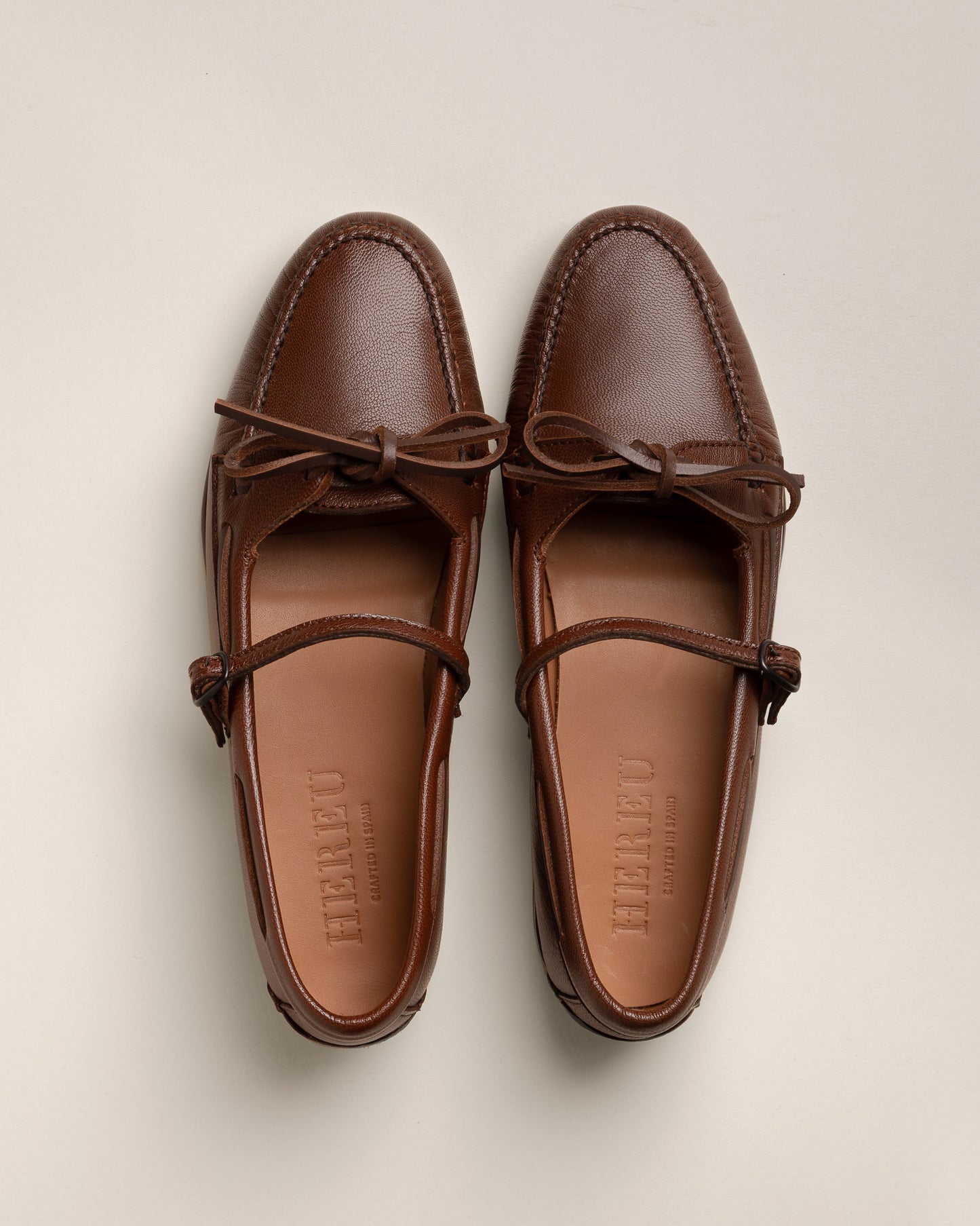 LOREA SUPPLE SHINY - Mary Jane Loafer - Hereu Women