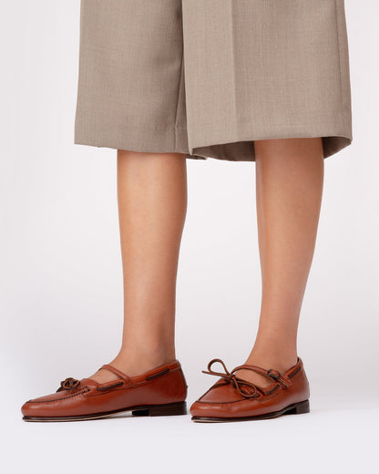 LOREA SUPPLE SHINY - Mary Jane Loafer - Hereu Women