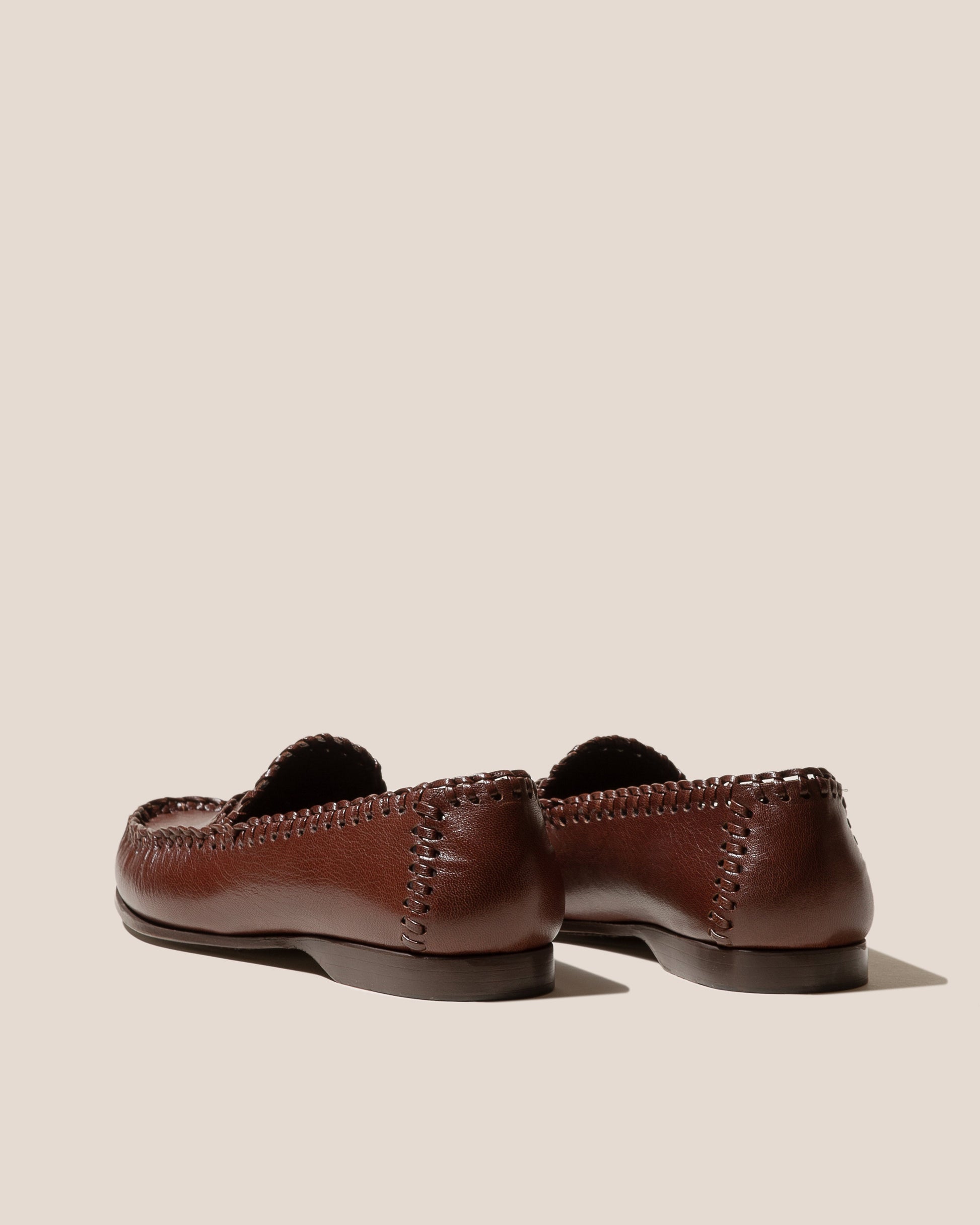 SASTRE SUPPLE SHINY - Braided Seam Slip-On Loafer - Hereu Women