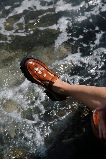 SOLLER SPORT - Tread Sole T-Bar Loafer - Hereu Women