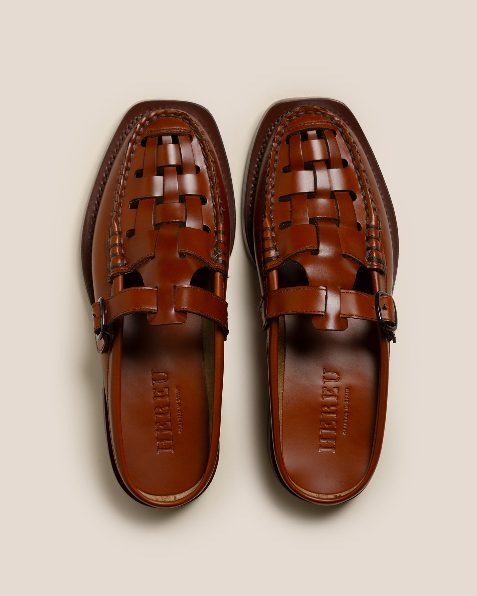 BONELL - Woven T-bar Mule Loafer - Hereu Women