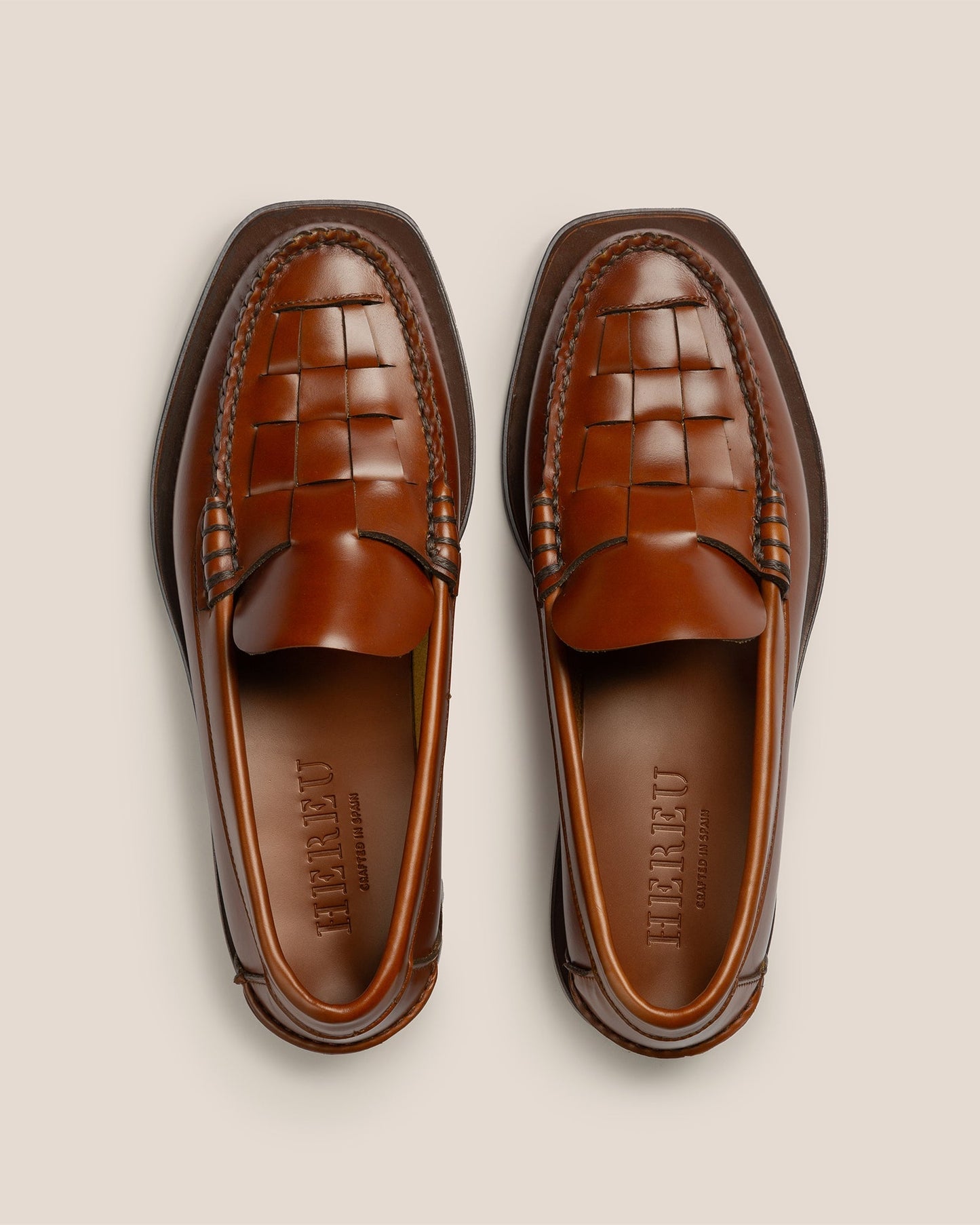 NOMBELA - Interwoven Detail Slip-On Loafer - Hereu Women