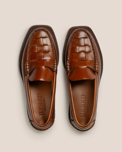 NOMBELA - Interwoven Detail Slip-On Loafer - Hereu Women