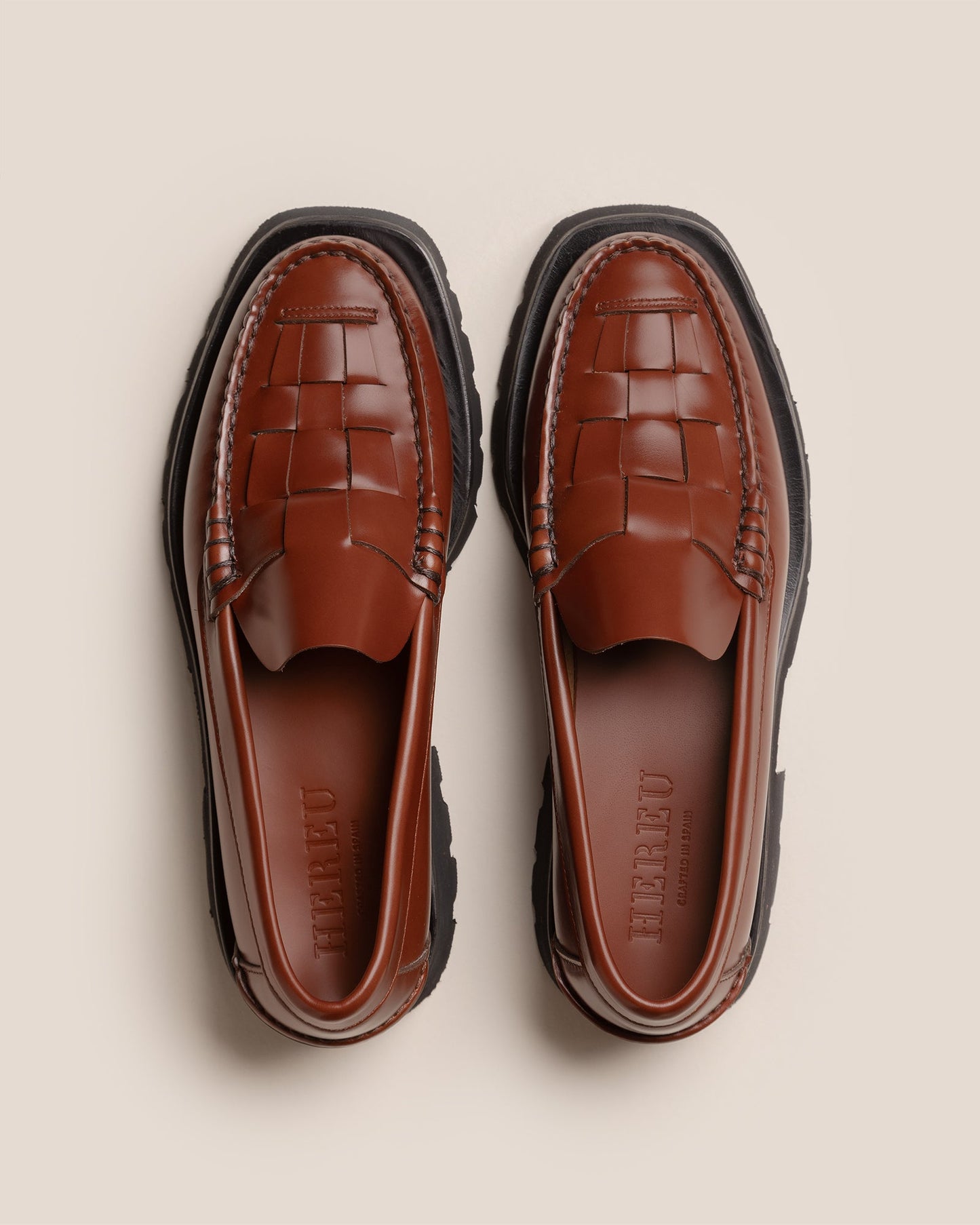 NOMBELA SPORT - Tread Sole Interwoven Detail Slip-On Loafer - Hereu Women