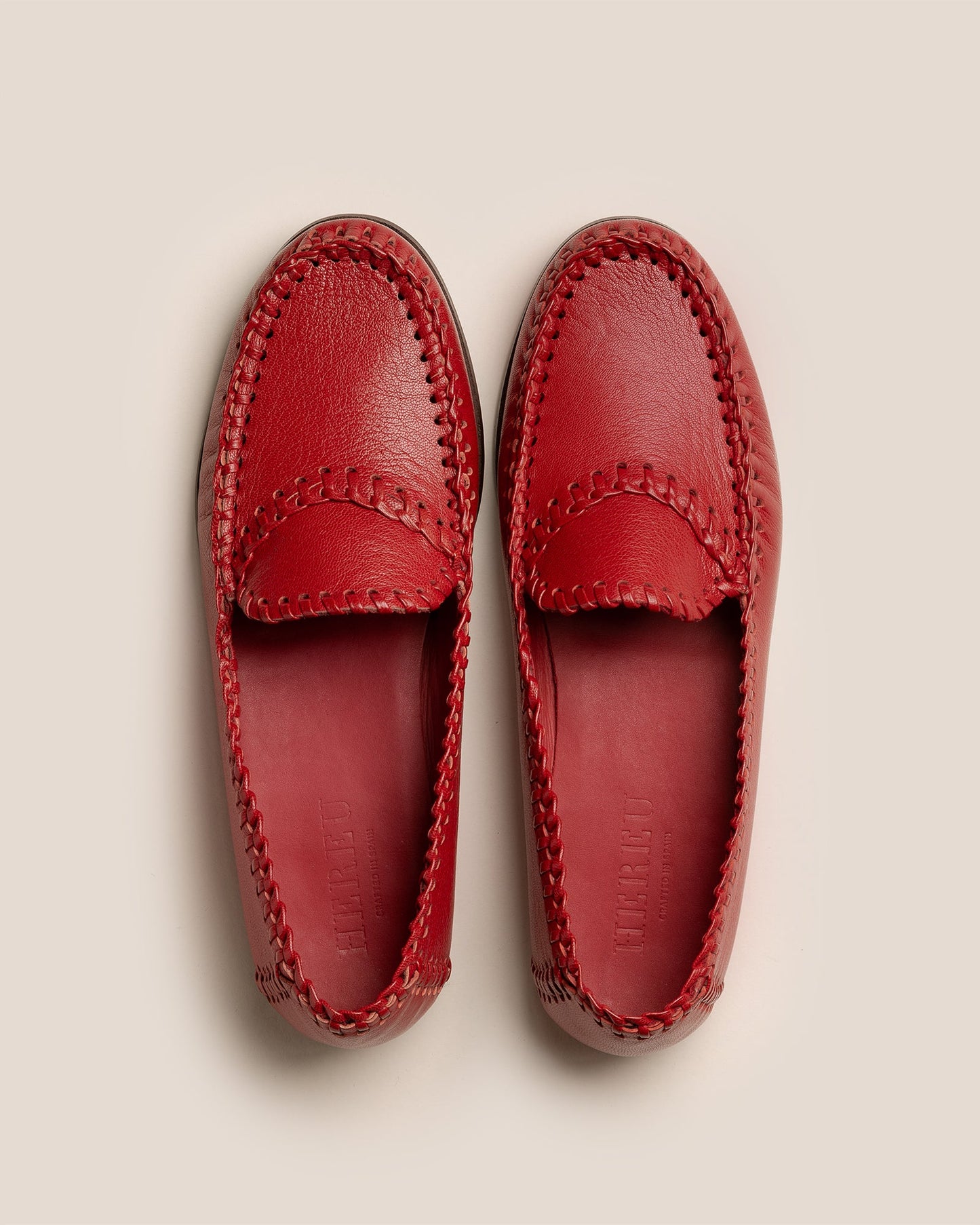 SASTRE SUPPLE SHINY - Braided Seam Slip-On Loafer - Hereu Women