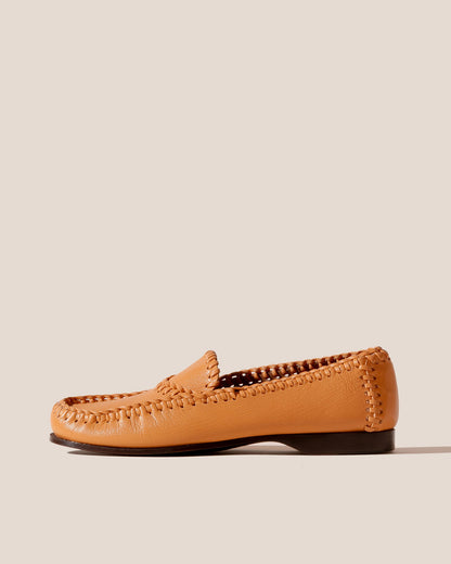 SASTRE SUPPLE SHINY - Braided Seam Slip-On Loafer - Hereu Women