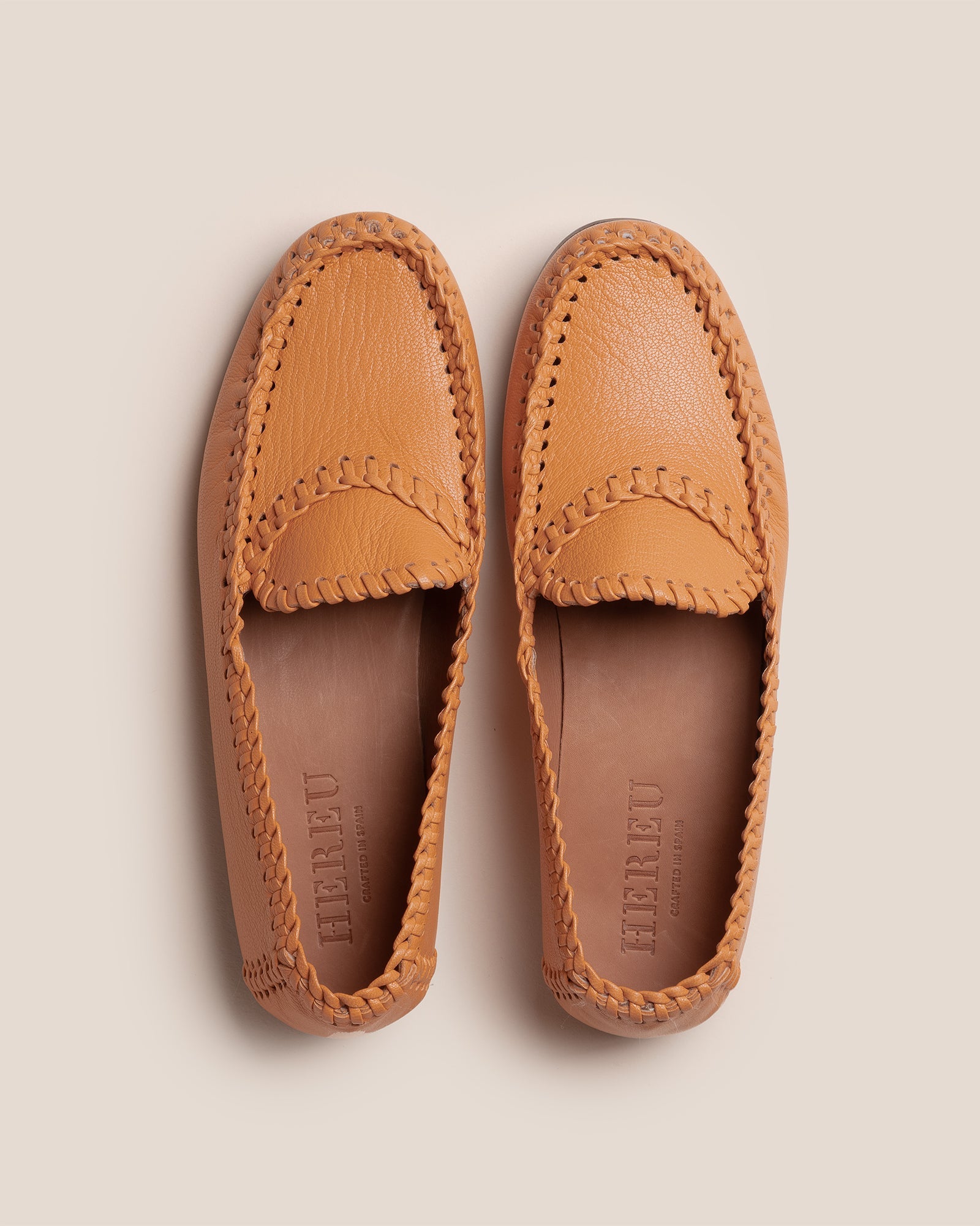 SASTRE SUPPLE SHINY - Braided Seam Slip-On Loafer - Hereu Women