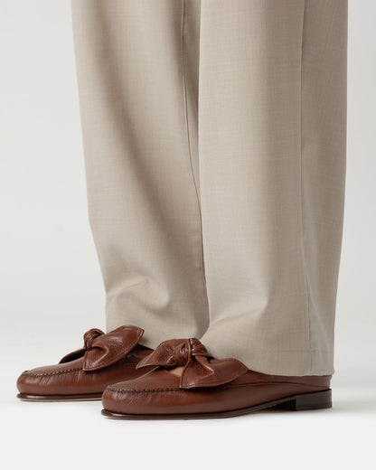 CORBATI MULE - Bow-Detail Slip-On Mule - Hereu Women