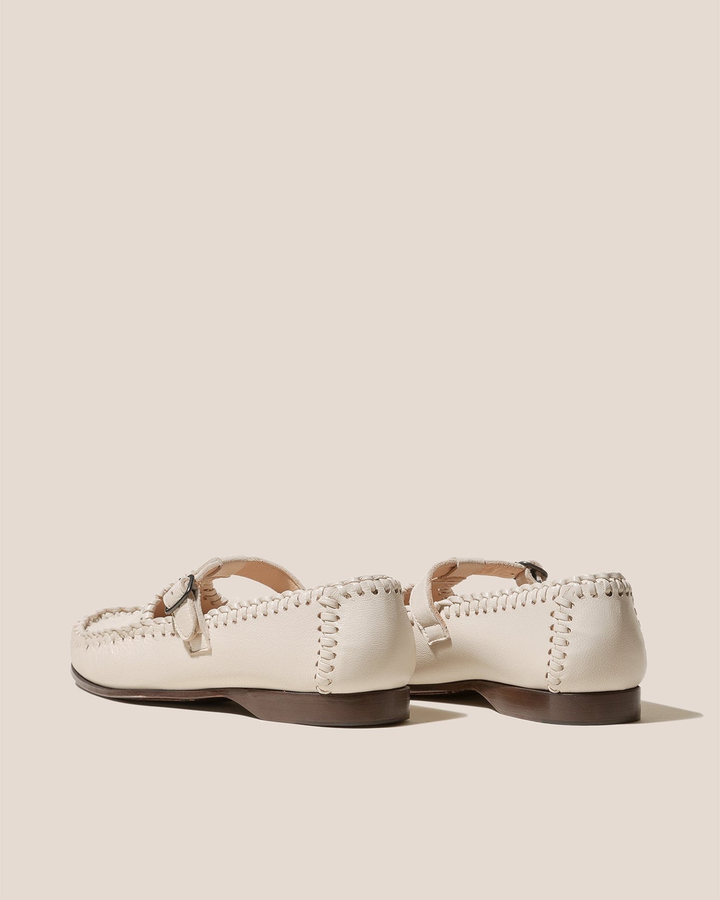 ALCOVER SUPPLE SHINY - Braided Seams T-bar Loafer - Hereu Women