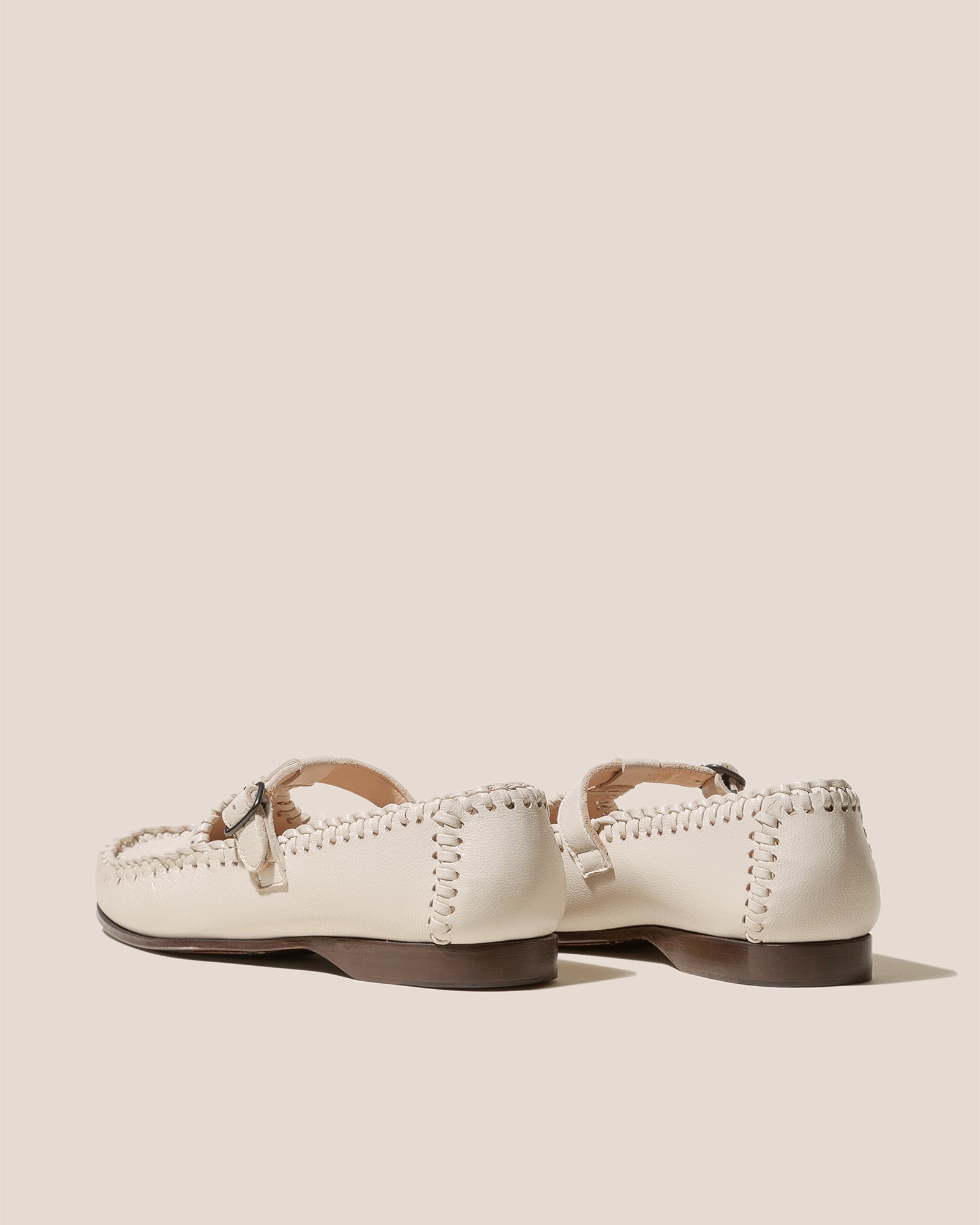 ALCOVER SUPPLE SHINY - Braided Seams T-bar Loafer - Hereu Women