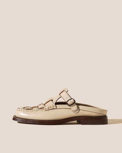 BONELL - Woven T-bar Mule Loafer - Hereu Women
