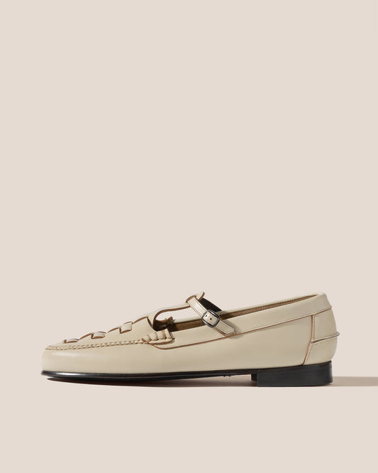 MAQUEDA - Interwoven T-Bar Loafer - Hereu Women