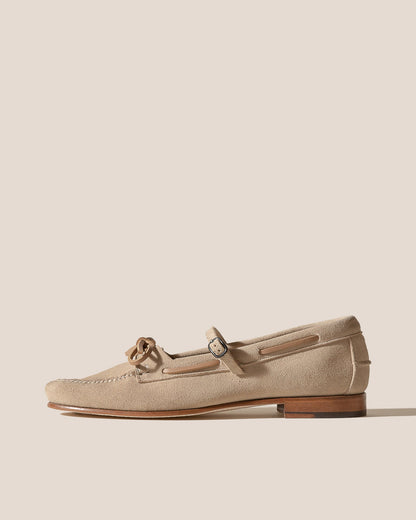 LOREA SUEDE - Mary Jane Loafer - Hereu Women