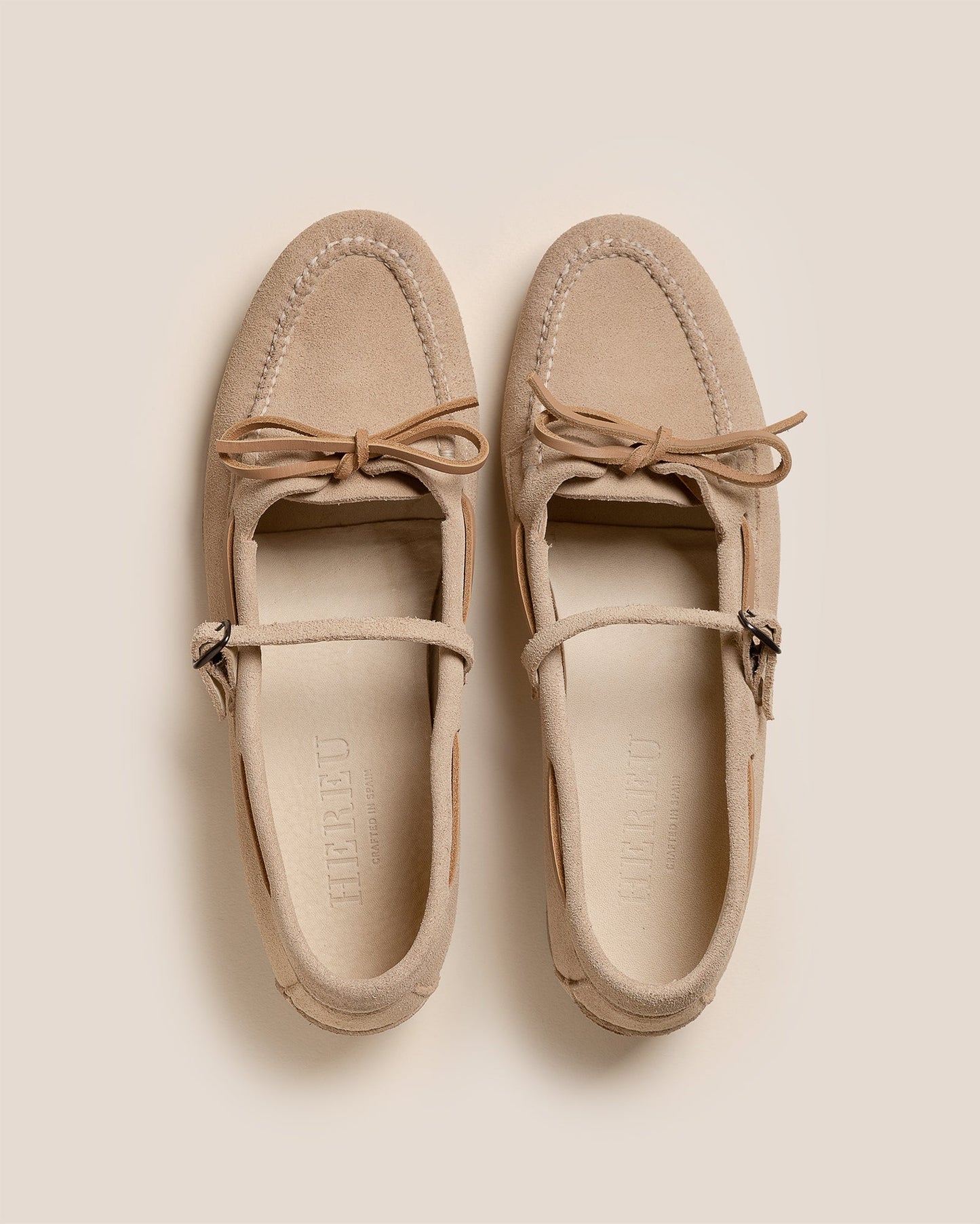 LOREA SUEDE - Mary Jane Loafer - Hereu Women
