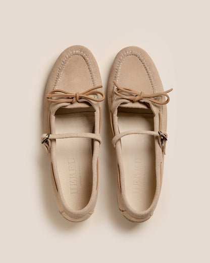 LOREA SUEDE - Mary Jane Loafer - Hereu Women