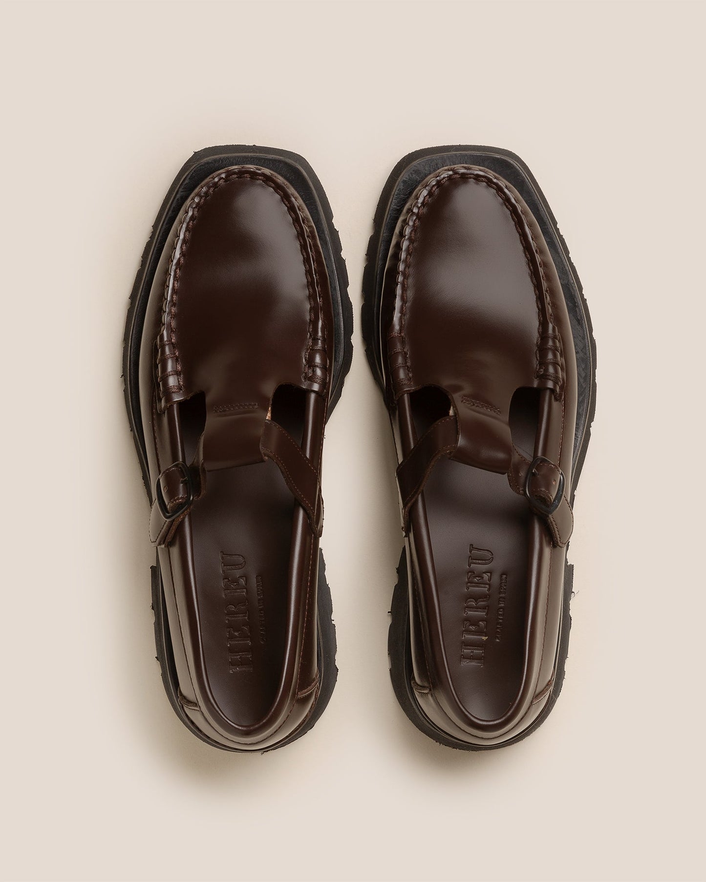 ALBER SPORT - Tread Sole T-Bar Loafer - Hereu Women