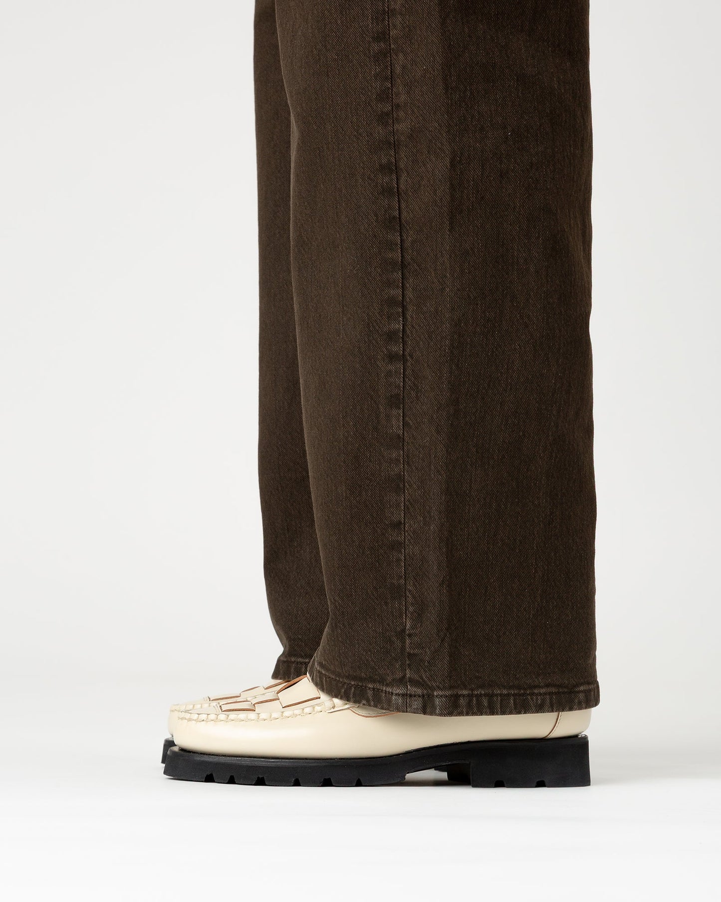 NOMBELA R SPORT - Tread Sole Interwoven Detail Slip-On Loafer - Hereu Women