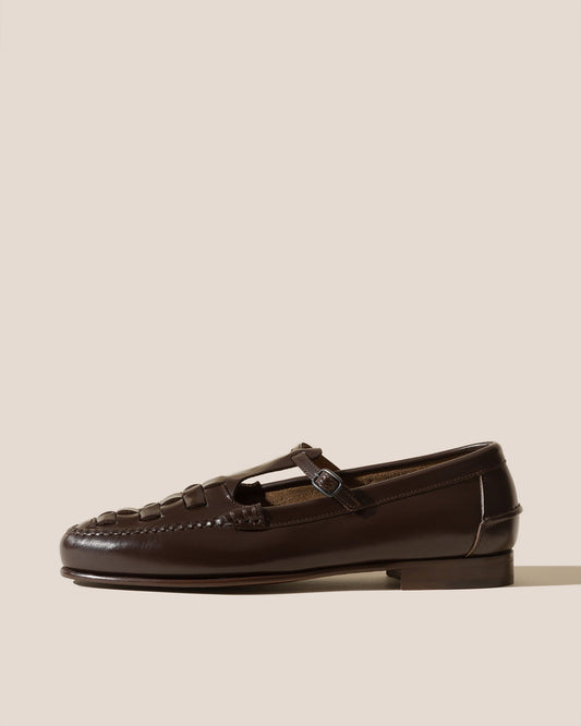 MAQUEDA - Interwoven T-Bar Loafer - Hereu Women