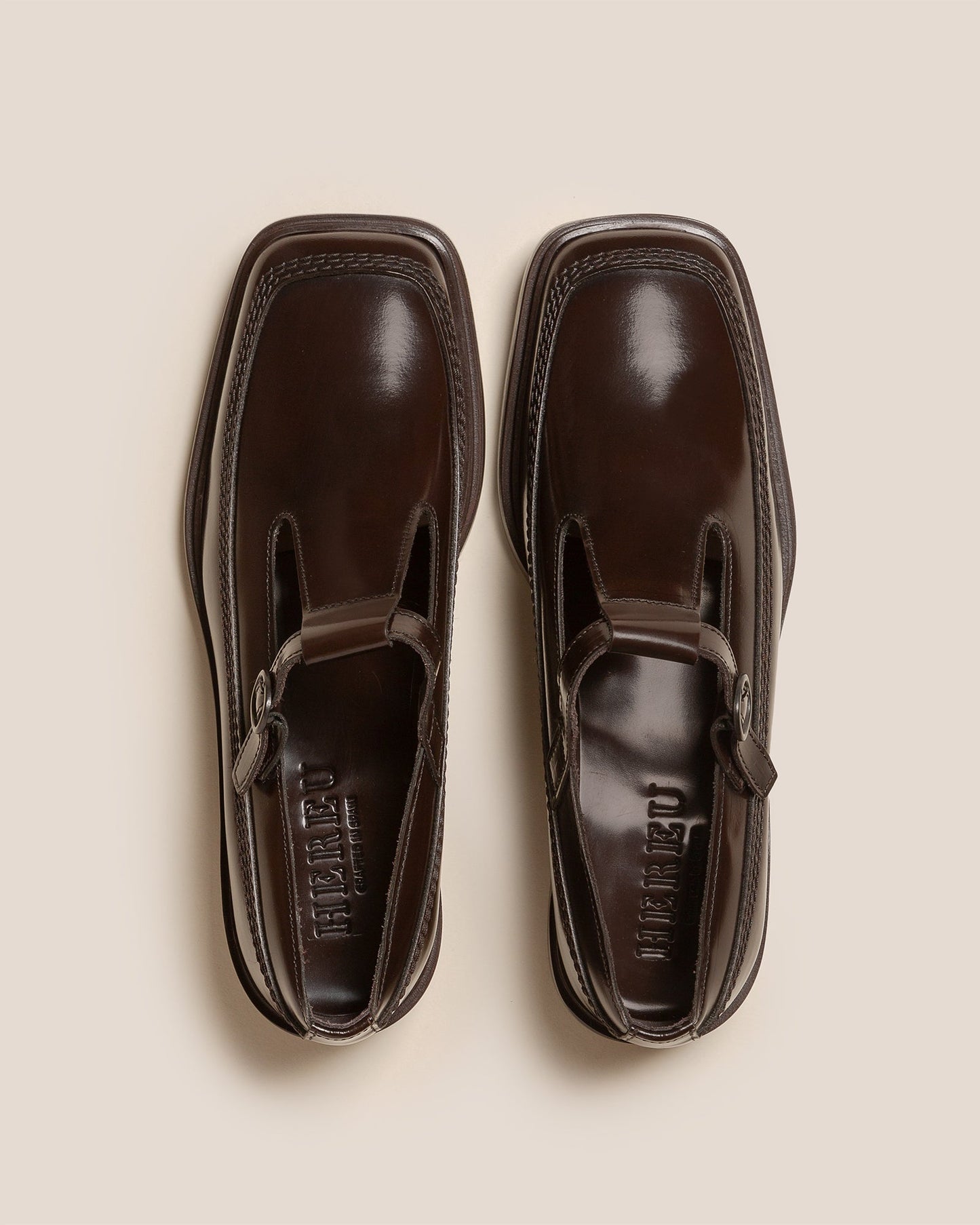 LLUISA POLISHED - T-bar Loafer - Hereu Women