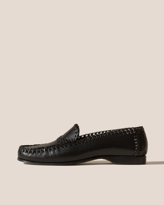 SASTRE SUPPLE SHINY - Braided Seam Slip-On Loafer - Hereu Women