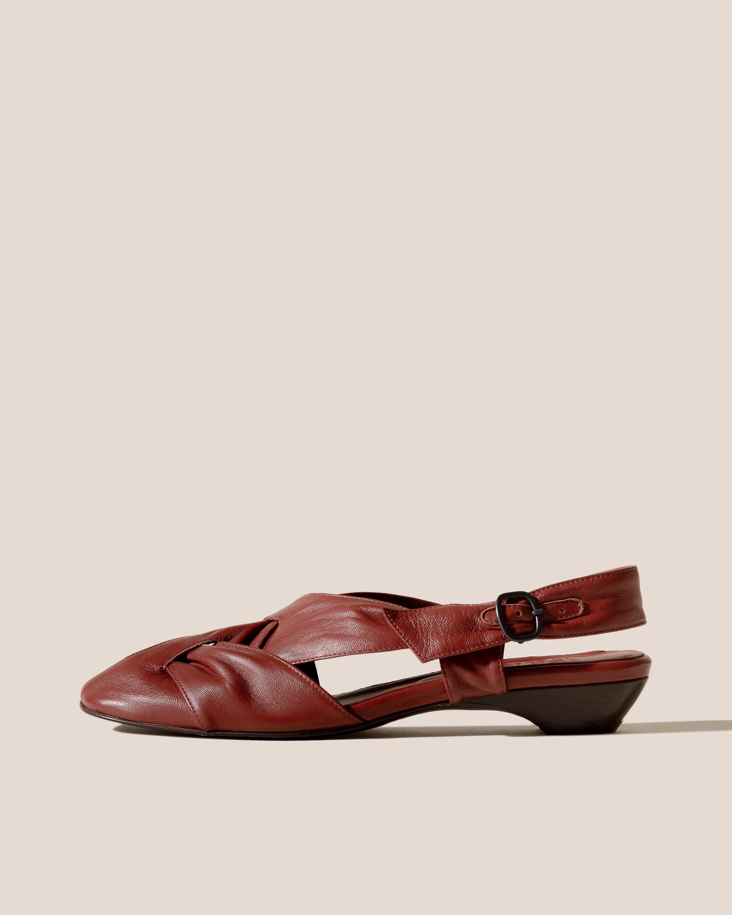 MAIA - Ruched Interlaced Sandal - Hereu Women