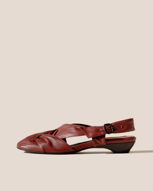 MAIA - Ruched Interlaced Sandal - Hereu Women