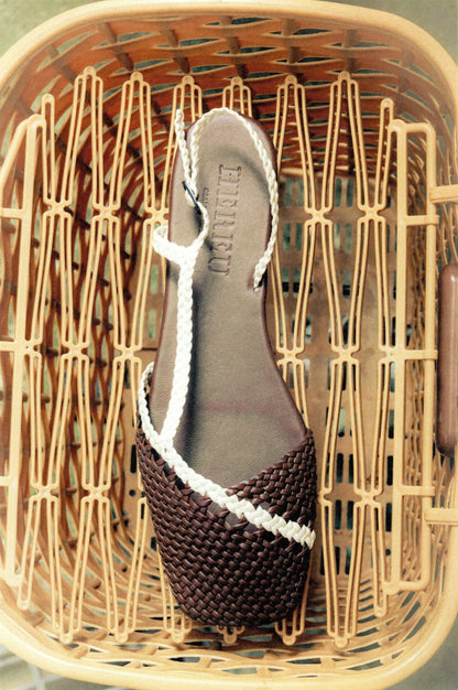 RONDAIA - Woven Asymmetrical Sandal - Hereu Women