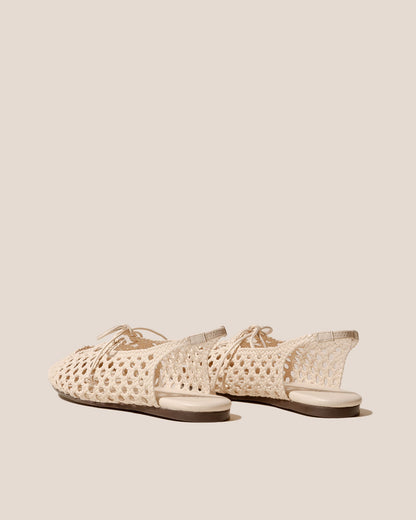 SARDANA - Lace-up Woven Slingback Sandal - Hereu Women