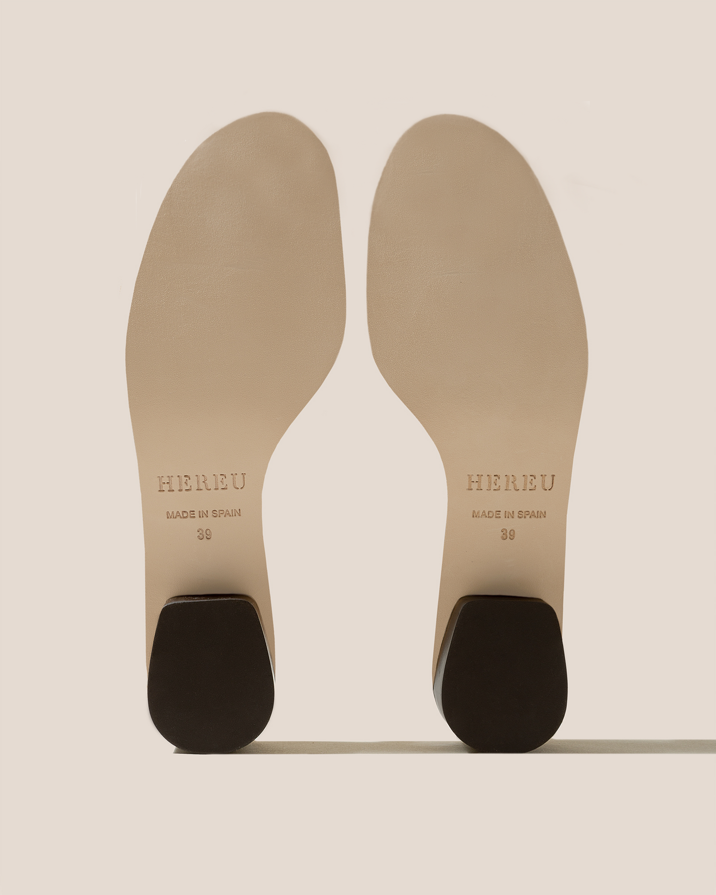 GABIA - Heeled Woven T-bar Sandal - Hereu Women