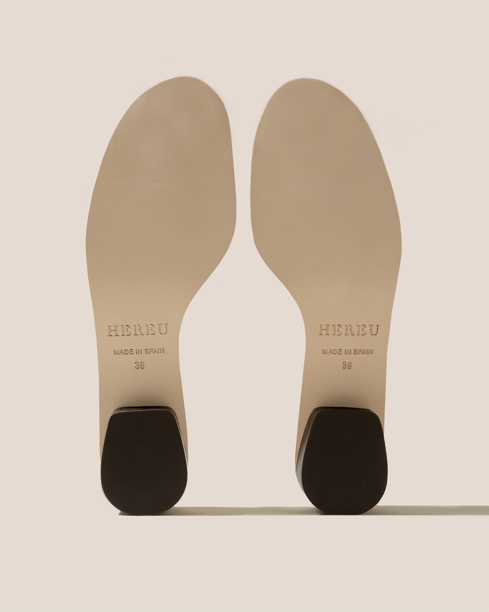 GABIA - Heeled Woven T-bar Sandal - Hereu Women