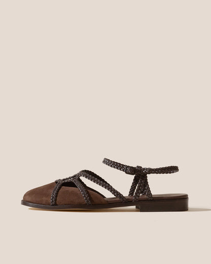 RANYA - Woven Round-Toe Sandal - Hereu Women