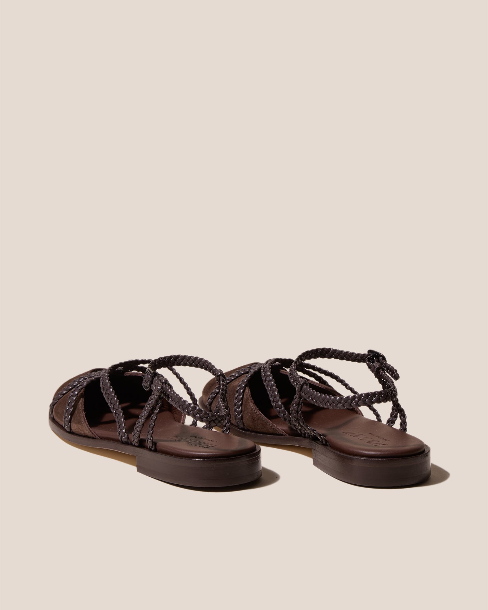 RANYA - Woven Round-Toe Sandal - Hereu Women