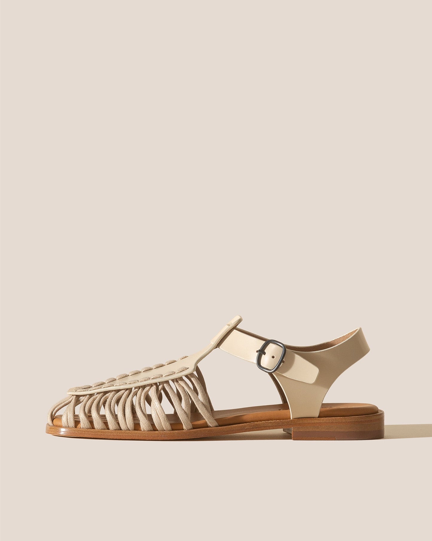 ALARO - Square-Toe T-bar Sandal - Hereu Women